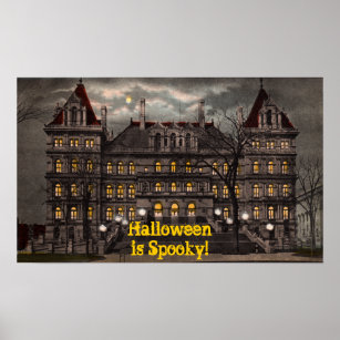 Póster Spooky Halloween Poster