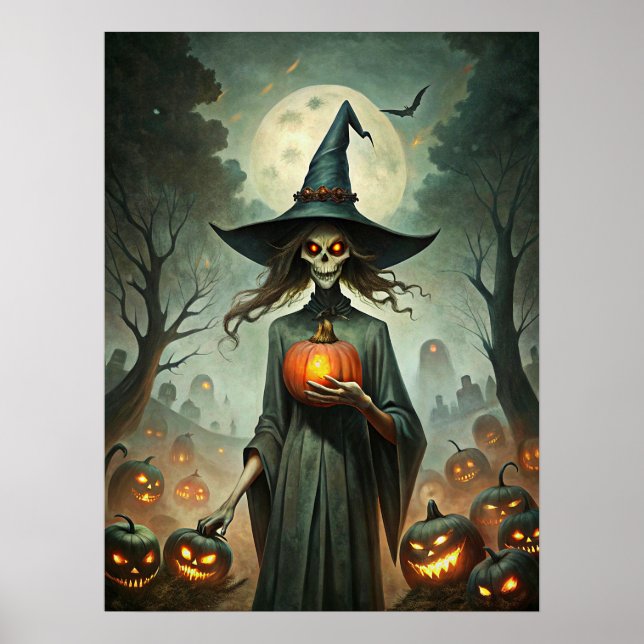 Póster Spooky Halloween Poster (Frente)