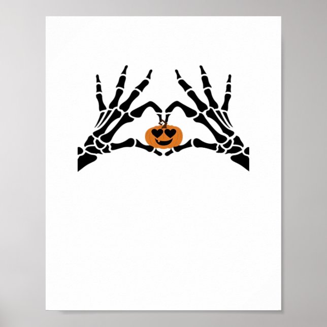 Póster Spooky Heart Hands Classic (Frente)