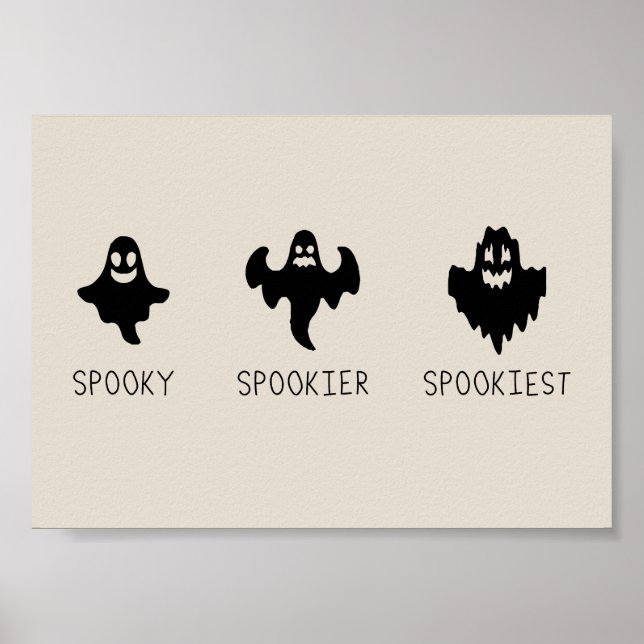 Póster Spooky Spookier Spookiest (Frente)