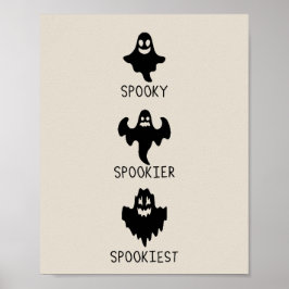 Póster Spooky spookier spookiest