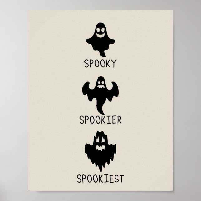 Póster Spooky spookier spookiest (Frente)