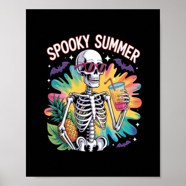 Póster Spooky Summer Beach Vacation (Frente)