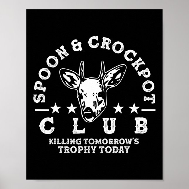 Póster Spoon and Crockpot Club Mañana Trofeo Deer Hun (Frente)
