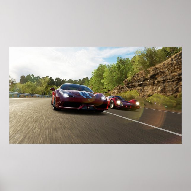 Póster Sports Car (Frente)