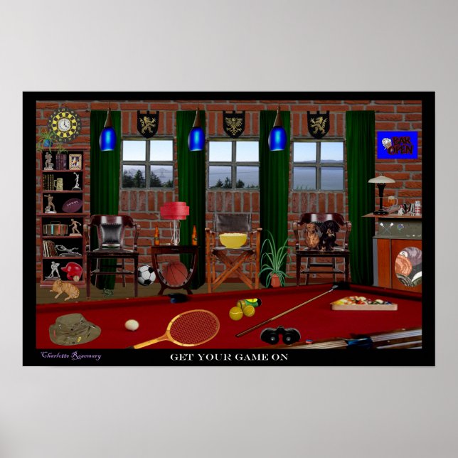 Póster Sports Room 22.5 X 15 (Frente)