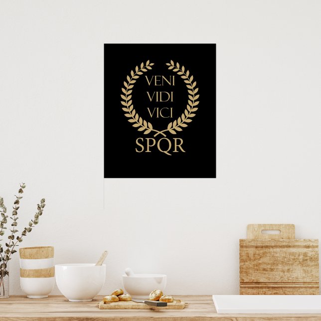 Póster SPQR: Veni, Vidi, Vici (Cocina)