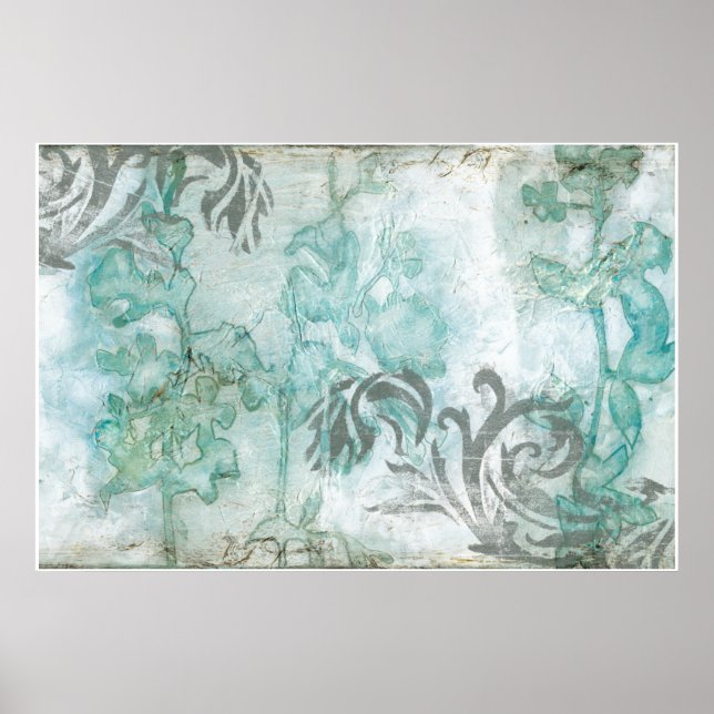 Póster Spray de flores no embellecido III (Frente)