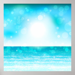 Póster Spray Oceánico