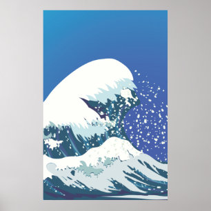 Póster Spray oceánico