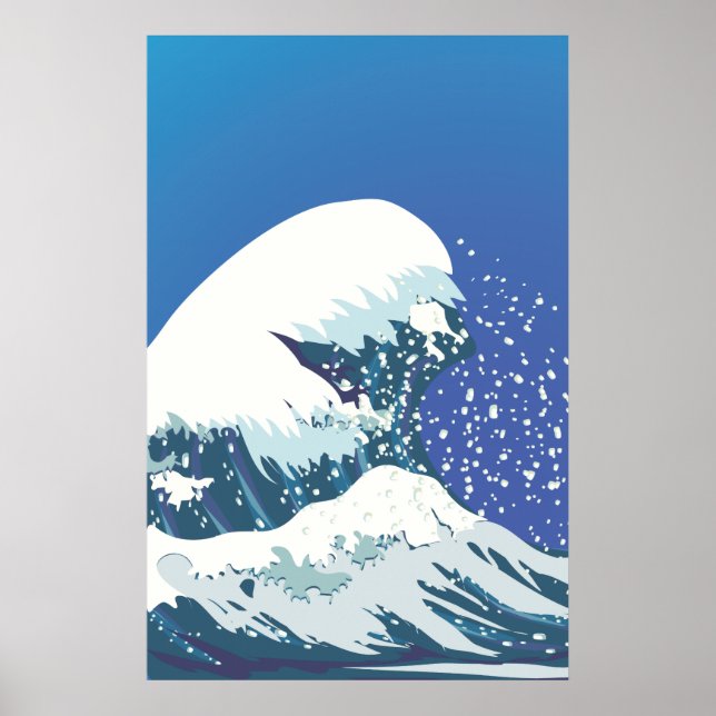 Póster Spray oceánico (Frente)