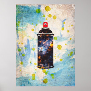 Póster Spray Paint
