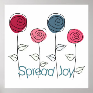 Póster Spread Joy