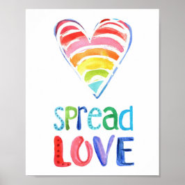 Póster Spread Love Poster