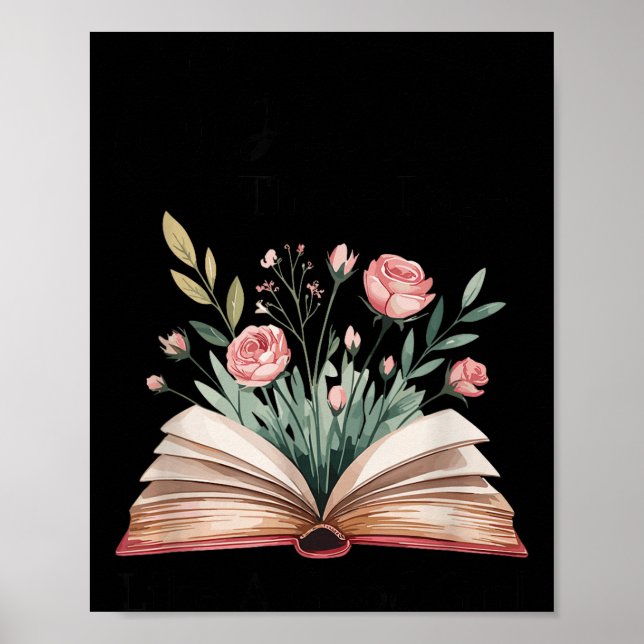 Póster Spread Those Pages Like A Good Girl Bookworm Book  (Frente)