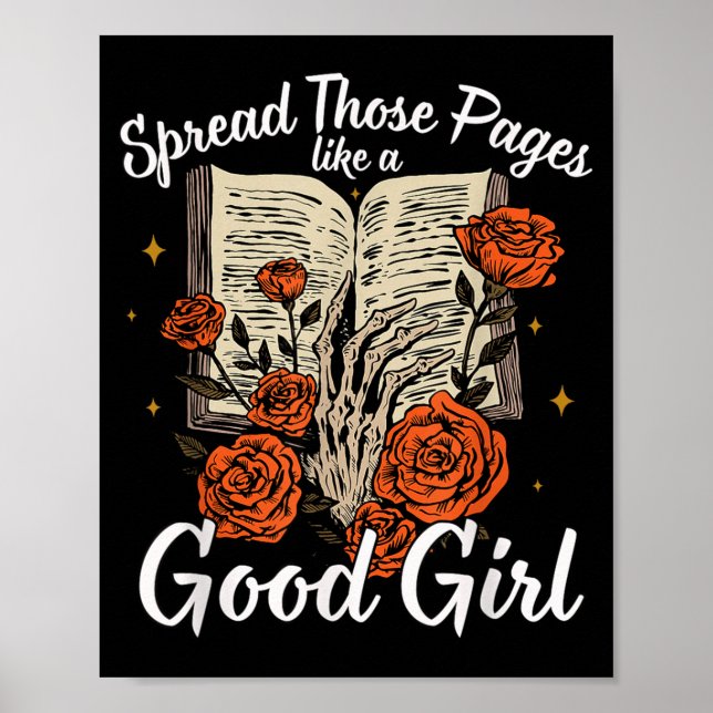 Póster Spread Those Pages Like A Good Girl Dark Romance S (Frente)