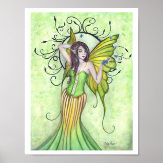 Póster Spring Arrival Fairy Poster Print