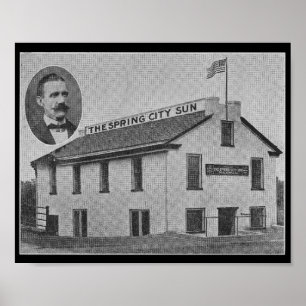 Póster Spring City Sun Pennsylvania