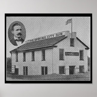 Póster Spring City Sun Pennsylvania