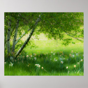 Póster Spring Daffodils