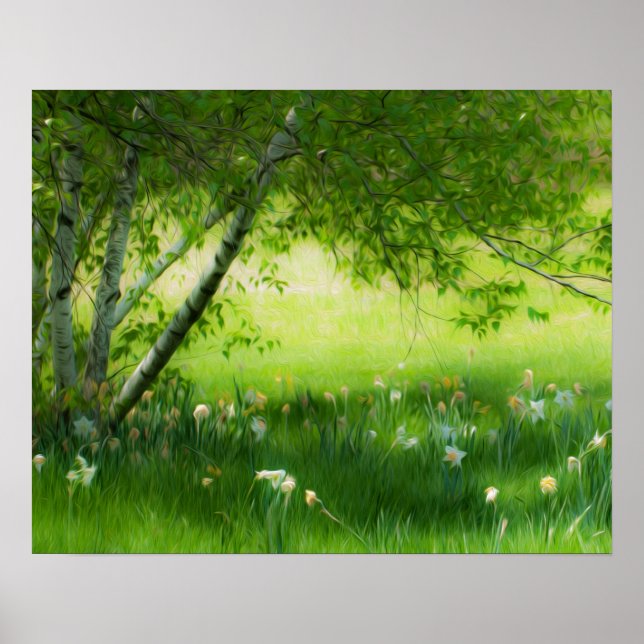 Póster Spring Daffodils (Frente)