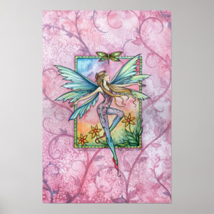 Póster Spring Fairy Poster Print by Molly Harrison
