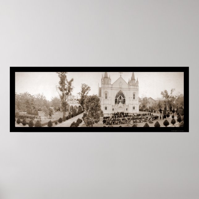 Póster Spring Hill College Foto 1918 (Frente)