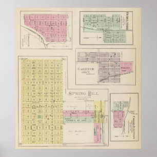 Póster Spring Hill, Edgerton, Ocheltree, Gardner, Kansas