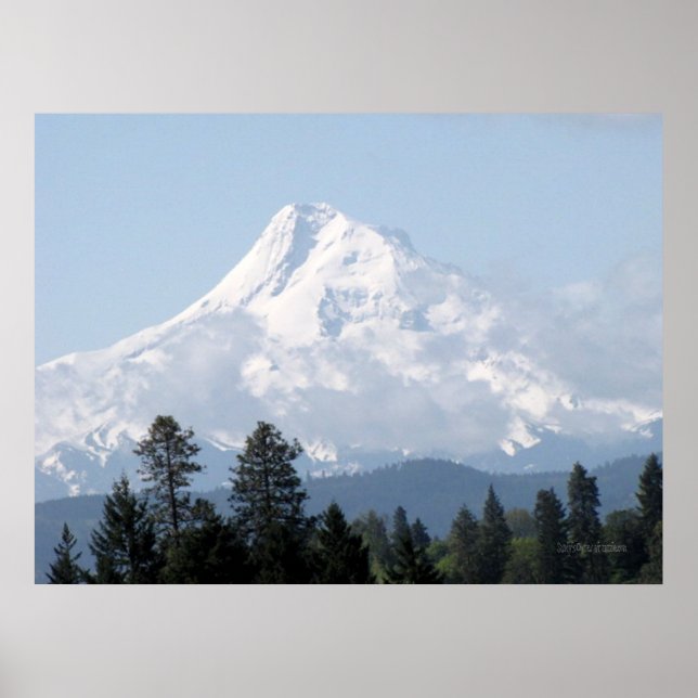 Póster Spring on Mt Hood Poster (Frente)
