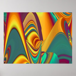 Póster Spring Summer Autumn Flowers Magic