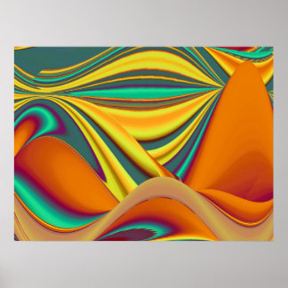 Póster Spring Summer Autumn Flowers Magic