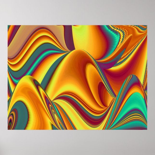 Póster Spring Summer Autumn Flowers Magic (Frente)