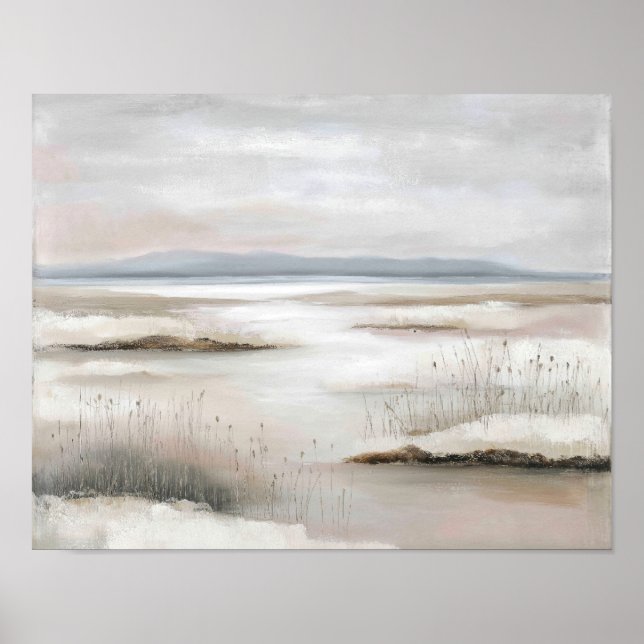 Póster Spring Thaw Marshland #1 – Serene Landscape (Frente)
