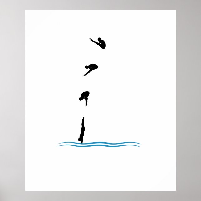 PÓSTER SPRINGBOARD DIVING (Frente)