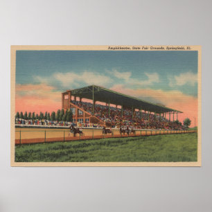 Póster Springfield, IL - caballo justo de los argumentos