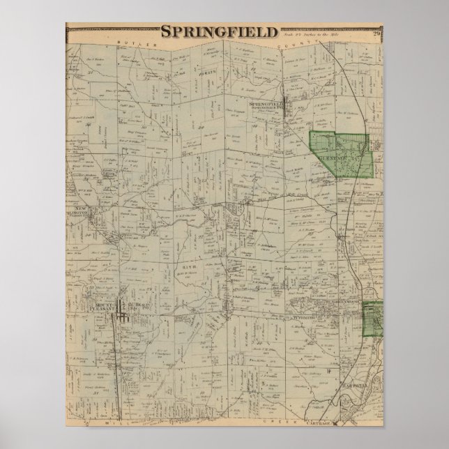 Póster Springfield, Ohio (Frente)