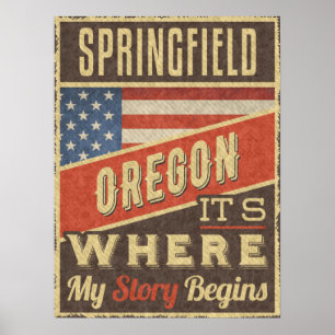 Póster Springfield Oregon