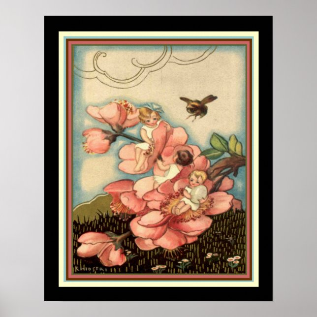 Póster "Springtime" Art Deco Print Ca. 1922- 16x20 (Frente)