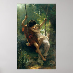 Póster Springtime de Pierre Auguste Cot