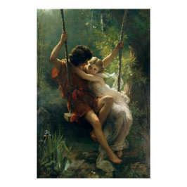 Póster Springtime de Pierre Auguste Cot