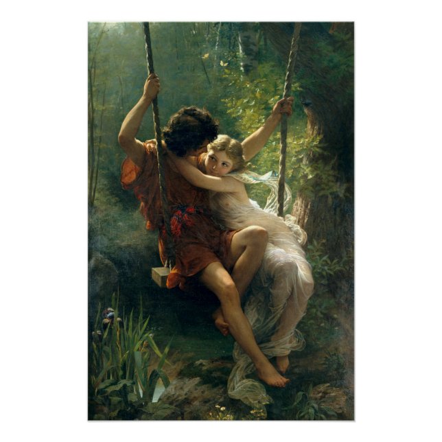Póster Springtime de Pierre Auguste Cot (Anverso)