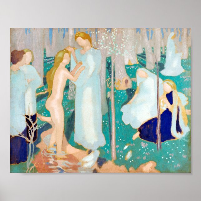 Póster Springtime, Maurice Denis (Frente)