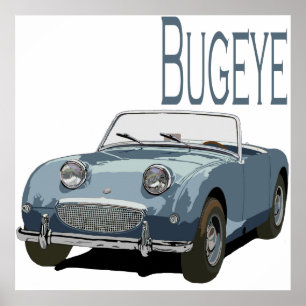 Póster Sprite azul de Austin Healey