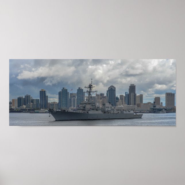 Póster Spruance de USS (DDG 111) (Frente)