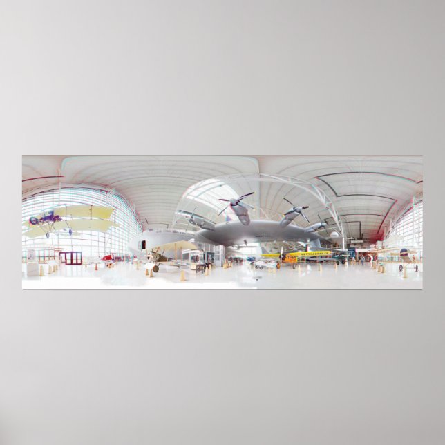 Póster Spruce Goose 3D 360 Degree Panorama (Frente)