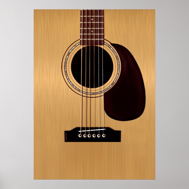 Póster Spruce Top Acoustic Guitar (Frente)