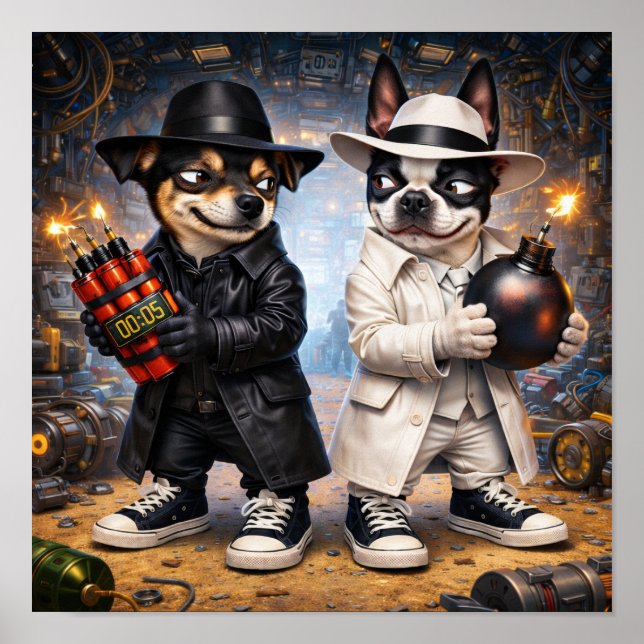 Póster "Spy vs. Spy" (3) (Frente)