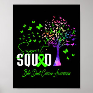 Póster Squad De Apoyo Para Concienciación Sobre El Cáncer