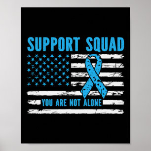 Póster Squad de soporte que no está solo