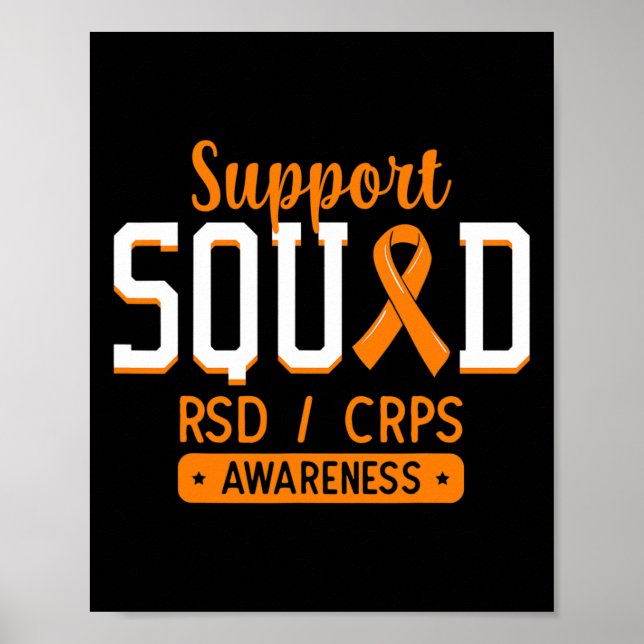 Póster Squad Rsdcrps Complejo de Sindro de Dolor Regional (Frente)